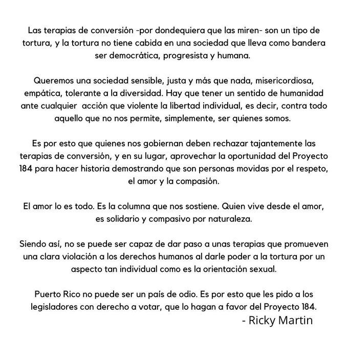 Expresiones Ricky Martin